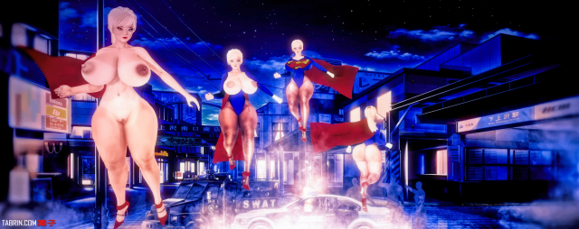 Kayla as Super Slut!